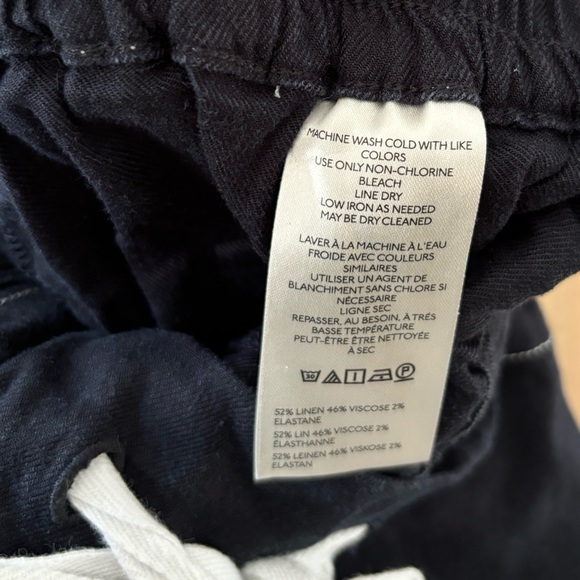 Anthropologie’s Maeve La Ponche Linen Pull On Wide Leg Pants - Picture 5 of 7